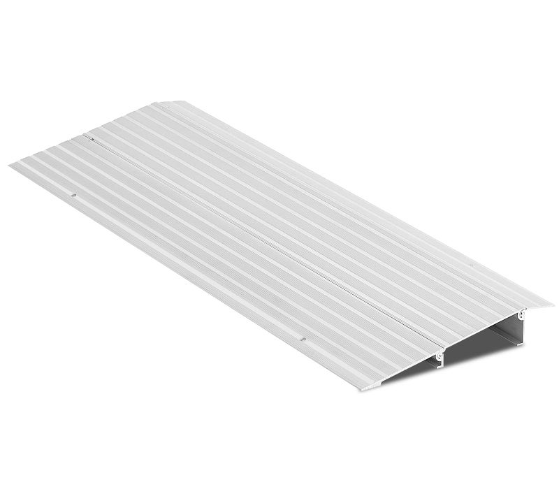 Door Threshold Ramp 2 Rise Door Ramp Aluminum Entry Ramp or Doorways Rated 800 lbs Load Capacity forWheelchair Scooters Power Chairs Walkers